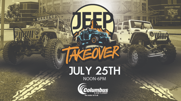 July 25: JEEP Takeover at the Civic Center